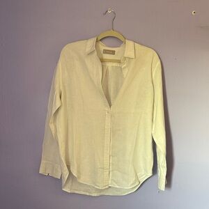 Everlane White/Off-White Button Down Shirt